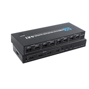 Hardrock Metal <span class=keywords><strong>4K</strong></span> para Switcher 4 en 1, Conmutación sin Interrupciones, Divisor de Video de 4 Vías 1080P <span class=keywords><strong>4K</strong></span> - Product Image 1