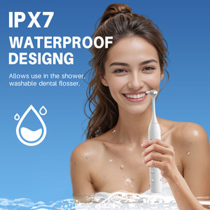 <b>Electric</b> Dental Flosser With Tongue Cleaner 3 Modes IPX7 <b>Waterproof</b> Rechargeable For Oral Care - Product Image 6