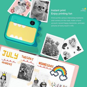 <strong>Pink</strong> Girls Gift <strong>Camera</strong> Child Print Instant Thermal Wifi Graffiti DIY Photo Sticker Digital <strong>Camera</strong> <strong>Kids</strong> - Product Image 2