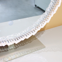 Table de maquillage moderne éclairée pour chambre à coucher, coiffeuse de maquillage en gros direct usine