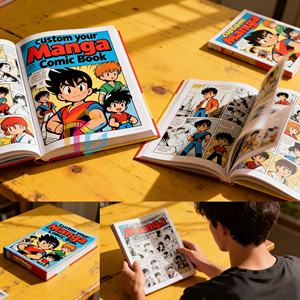 หนังสือการ์ตูนและมัง<span class=keywords><strong>ง</strong></span>ะปกแข็<span class=keywords><strong>ง</strong></span>พิมพ์สีเต็มรูปแบบขนาดสั่<span class=keywords><strong>ง</strong></span>ทำพิเศษ บนกระดาษอาร์ต พร้อมปกอ่อนสำหรับผู้ใหญ่และเด็ก - Product Image 4