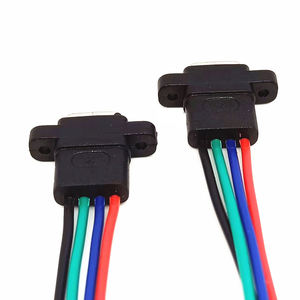 4ウェイ<span class=keywords><strong>USB</strong></span> Type-Cメスコネクタケーブル、ネジ式パネルマウント<span class=keywords><strong>USB</strong></span> Type-Cソケットケーブル - Product Image 4