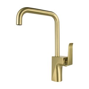 Modern Kitchen Faucet Single Handle 360 Degree Rotate Deck Mounted Ceramic Valve Core 2.0-2.9gal/m - Product Image 4