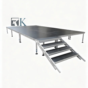Fast Installation Portable Stage Simple Stage square Leg Podium Platform Concert Drum Riser Stage - Product Image 1