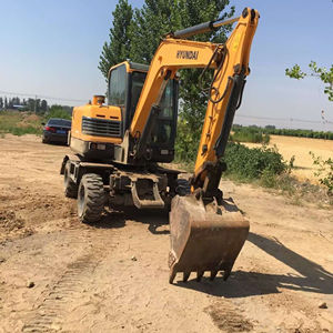 Macchina 60WVS 6ton escavatore gommato usato escavatore Hyundai Robex - Product Image 5