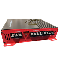 Amplificateur audio de voiture 4 canaux haute puissance classe D avec crossovers, sortie maximale 5000W, basses profondes, en stock, ampli stéréo pour voiture