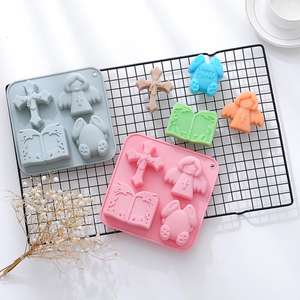 Moule à gâteau en silicone en forme de plante écologique pour la Pâques, la croix, l'ange, la <span class=keywords><strong>Bible</strong></span>, pour la fête d'Halloween - Product Image 4