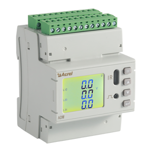 Интеллектуальный трехфазный счетчик электроэнергии Acrel ADW210-D24 с <span class=keywords><strong>IoT</strong></span>, LoRaWAN/4G/NB-<span class=keywords><strong>IoT</strong></span>, монтаж на DIN-рейку, мониторинг 4 цепей, удаленное управление, класс 1 - Product Image 4