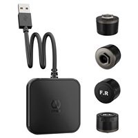 Système de surveillance de la pression des pneus USB Android TPMS avec 4 capteurs 12V 433/315MHz Affichage et alarme pour