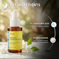 Sérum Visage Anti-Âge Végétalien Correcteur de Décoloration et Anti-Acné à l'Acide Tranexamique et Niacinamide pour Estomper les Taches Brunes (Vente en Gros)