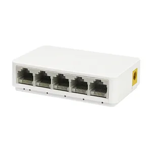 Commutateurs réseau Gigabit non géré Ethernet Gigabyte 1000 Mbps Plastic Enclosure 5 Port