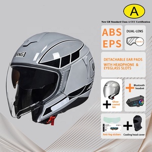 Cascos de <span class=keywords><strong>moto</strong></span> de verano baratos <span class=keywords><strong>casco</strong></span> de <span class=keywords><strong>moto</strong></span> de cara abierta <span class=keywords><strong>casco</strong></span> de seguridad eléctrico para mujeres y hombres - Product Image 4