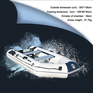 <span class=keywords><strong>Gommone</strong></span> Termosaldato SOLAR MARINE 3 Metri (9.8 ft) ad Alta Velocità, <span class=keywords><strong>per</strong></span> Pesca all'Aperto, Soccorso e Canottaggio, con Accessori Inclusi - Product Image 3