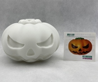 Poupée résistante sans plâtre embryon blanc Halloween bricolage peint citrouille poupée en vinyle Graffiti pour enfants