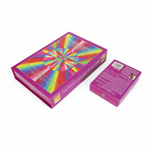 Servicio de Impresión Personalizada, Papel Grueso de Arte, 78 Cartas, Borde Dorado, Baraja de Tarot y Oráculo con Caja Magnética para Juegos de Fiesta - Product Image 5