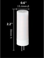 Ampoules LED G4 à effet de flamme, effet de scintillement de feu, 1700K, économie d'énergie, abat-jour en ABS, 36 LED SMD2835, alimentation DC/AC, CRI 80, certifiées RoHS