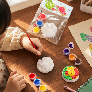 Kit de <span class=keywords><strong>peinture</strong></span> <span class=keywords><strong>par</strong></span> numéros DIY pour enfants, figurine en plâtre, vente en gros, jouet d'art et d'artisanat, ensemble cadeau de <span class=keywords><strong>peinture</strong></span> faite à la main avec peintures acryliques - Product Image 2
