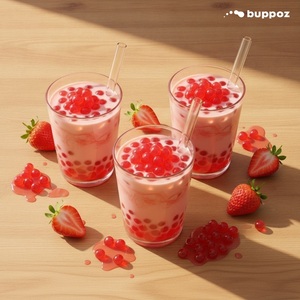บับเบิ้ลบอลรสสตรอว์เบอร์รีแบบถังใหญ่ - Product Image 5