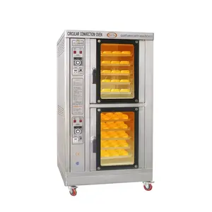 2022 hot sale commercial electric bread pizza machine 10 pan large gas convection oven