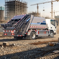 Camion à ordures électrique compacteur JAC 4x2 10m3 à énergie nouvelle, vente directe usine EV