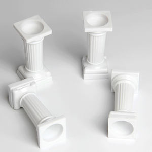 4 Uds. Columna romana <span class=keywords><strong>pastel</strong></span> soportes escalonados <span class=keywords><strong>Fondant</strong></span> pasteles nivel separador soporte multicapa <span class=keywords><strong>pastel</strong></span> <span class=keywords><strong>de</strong></span> <span class=keywords><strong>boda</strong></span> decoración herramienta <span class=keywords><strong>de</strong></span> soporte - Product Image 5