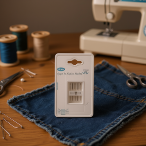 Aghi per macchina da cucire Ilan 28060 per tessuti spessi, confezione da 5 pezzi - Product Image 2