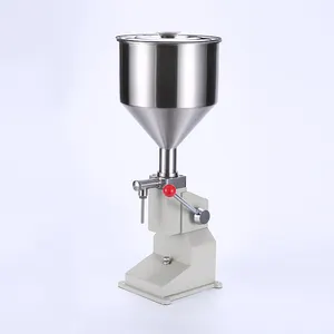 NH A03 Beverage Cosmetic Soap Liquid Paste Shampoo Manual Filling Machine 1 Set Normal Pressure 2-50 (ml) Other BPH 3*8(mm)