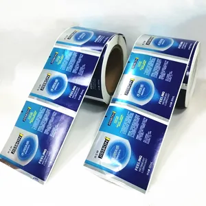 Profesional personalizable impresa Navidad de plata brillante BOPP de vinilo pegatinas de Planificador de logotipo con alta calidad - Product Image 1