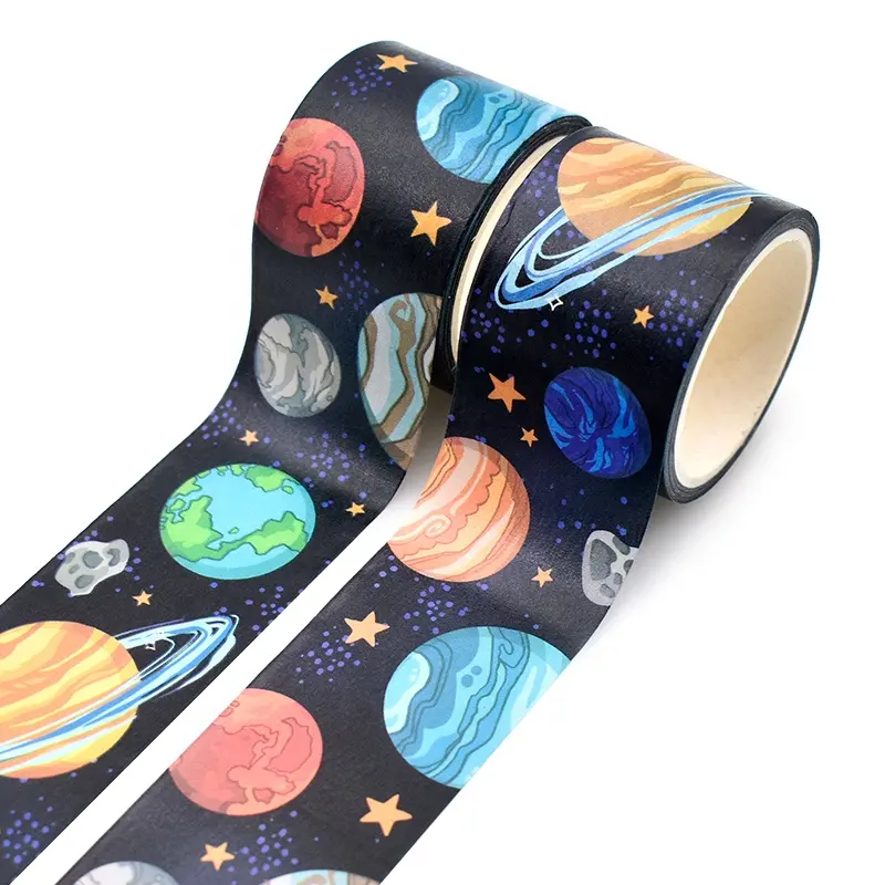 Customise decor Cosmic galaxy animal print washi tape for gift packaging