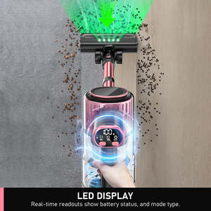 Aspiradora Inalámbrica de Limpieza Profunda, Aspiradora de Varilla Inalámbrica para Secadora, Hogar, Hoteles y Automóviles, Disponible en EE. UU. - Product Image 5