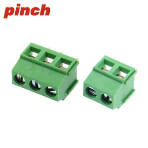 Bloque de terminales de tornillo Pinch DGKF128 de 7.5 mm para montaje en PCB, color verde, para electrónica y aparatos eléctricos - Product Image 2