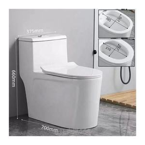 El inodoro de una pieza a precio competitivo diseñado para un tanque de higiene óptimo está integrado en el tazón para una apariencia perfecta - Product Image 6