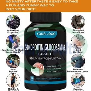 Ausreson自社ブランドグルコサミンMSM骨健康筋肉関節サポートサプリメント製品グルコサミンコンドロイチンMSMカプセル - Product Image 4