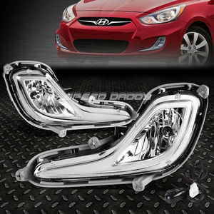 Feux antibrouillard Nine Wings 92202-1R000 pour Hyundai Accent Solaris, lampe halogène 12V - Product Image 4