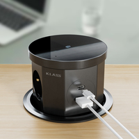 Wasserdichte Pop-up-Buchse für Küche Versteckte Tischs chalt schalter Motorisierte Hub buchsen USB UK EU US Standard Support Plug