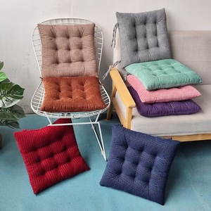 工場直販卸売 コーデュロイ製 オフィス・教室用椅子クッション 通気性のあるソフトシートパッド 腰痛対策クッション シートクッション - Product Image 4