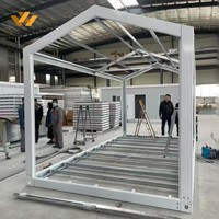 Encadrement galvanisé en acier inoxydable facile à enlever de 6m de long Cadre de maison conteneur de 20 pieds pour hôtel/villa Design contemporain