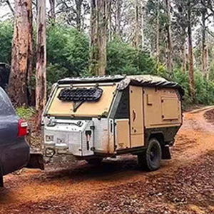 Caravane de voyage tout-terrain légère, caravane tout-terrain mobile avec <span class=keywords><strong>tente</strong></span> - Product Image 4