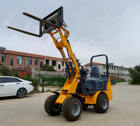 Chargeuse sur pneus compacte hydrostatique HAIJU HJ735 certifiée Euro 5, capacité de charge nominale de 1200 kg, livraison directe d'usine, prix compétitif