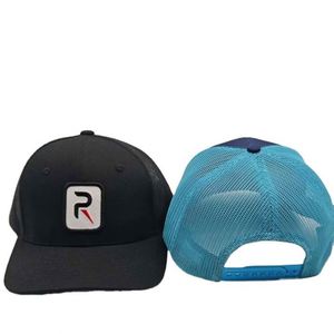 Wholesale Custom Adult 6 Panel Leather Patch Logo Mesh <b>Snap</b> Back Plain 112 Trucker <b>Cap</b> Hat - Product Image 4