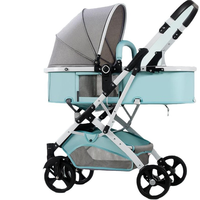 Nouvel ensemble de poussette et siège auto de luxe pour bébé, poussette pliable de voyage, landau 3 en 1 avec siège auto