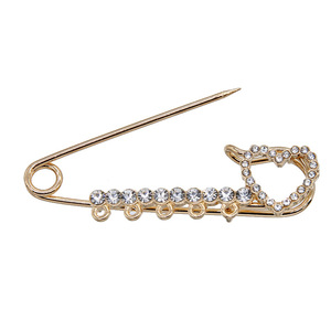 Tim Rhinestone an toàn pin với 5 Vòng Trâm Pin <span class=keywords><strong>Corsage</strong></span> cho DIY Thủ công mỹ nghệ trang sức làm Áo len váy túi phụ kiện thời trang - Product Image 2