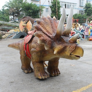 Jurassic công viên giải trí trẻ em cưỡi khủng long hoạt hình đi bộ điện khủng long cưỡi trên khủng long tương tác - Product Image 5