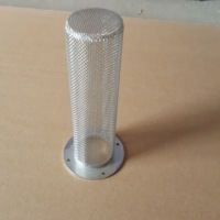 Custom kawat baja tahan karat mesh filter layar tabung bulat cartridge silinder