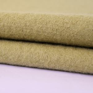 Tissu tricoté en <span class=keywords><strong>laine</strong></span> <span class=keywords><strong>bouillie</strong></span> 100% jaune, super doux, prix d'usine bon marché, haute qualité, faible MOQ, pour manteau, costume, robe, printemps 2025 - Product Image 2