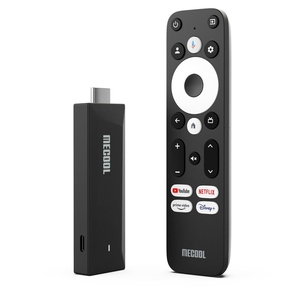 ทีวีสติ๊ก<span class=keywords><strong>4K</strong></span> Ultra HD สตรีมมิ่งมีเดียเพลเยอร์ Realtek RTD1325 Quad-Core 2GB + 8GB HDR10ถอดรหัส <span class=keywords><strong>AV1</strong></span> + WIFI 5 BT5.0ควบคุมด้วยเสียง - Product Image 1