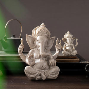 เครื่องประดับรูปหัวช้างพระ<span class=keywords><strong>พิฆเนศ</strong></span>เรซิ่นจากเอเชียตะวันออกเฉียงใต้ |   รูปปั้นเทพเจ้าอินเดียสไตล์เซนแบบไทย |   งานฝีมือทำด้วยมือ วาดด้วยมือ แบบดั้งเดิม - Product Image 5