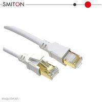 Câble réseau pour ordinateur, connecteur blindé RJ45, câble de raccordement Cat8