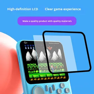 Cadeaux chauds, jouets, jeux pour deux, jeux rétro 666, écran de 3,5 pouces, connexion TV, double combat, lecteur de jeux vidéo, console de jeu portable G7 - Product Image 3