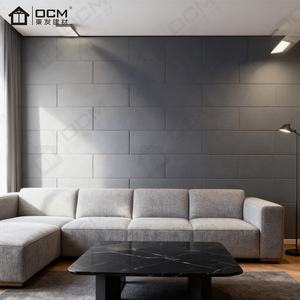 Panneaux acoustiques en fibre <span class=keywords><strong>de</strong></span> polyester noire autocollants, best-sellers, faciles à installer, décoration murale moderne pour salon, hall, OCM - Product Image 5